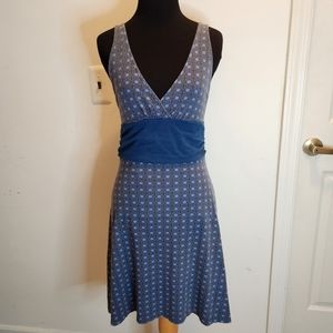 Patagonia Blue V-Cut Neck Small Avant Garde Dress